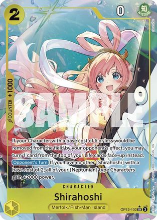 Shirahoshi (Alternate Art) (OP12-102) - Super Rare