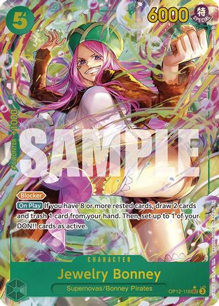 Jewelry Bonney (118) (Alternate Art) (OP12-118) - Secret Rare