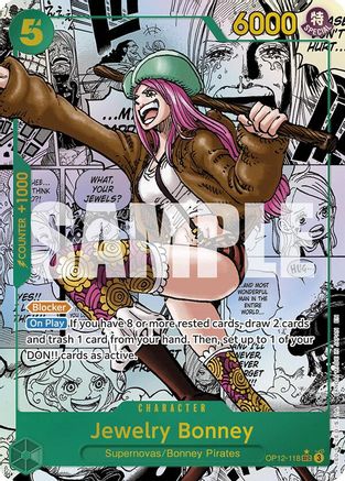 Jewelry Bonney (118) (Manga) (OP12-118) - Secret Rare