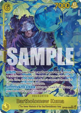 Bartholomew Kuma (Alternate Art) (OP12-119) - Secret Rare