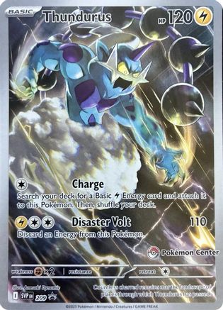 Thundurus (Pokemon Center Exclusive) 209  - Holofoil - Promo