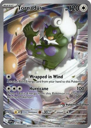 Tornadus (Pokemon Center Exclusive) 210  - Holofoil - Promo