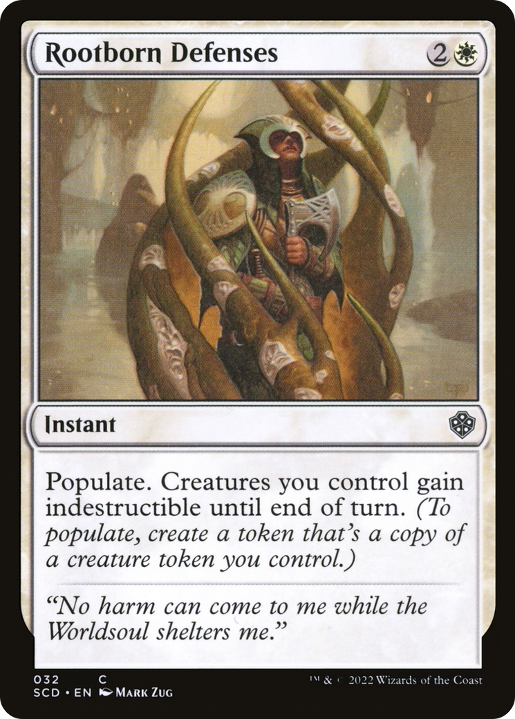 Défenses Rootborn [Decks Starter Commander] 