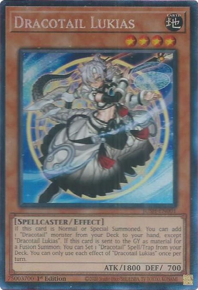 Dracotail Lukias (CR) (JUSH-EN001) - Collector's Rare