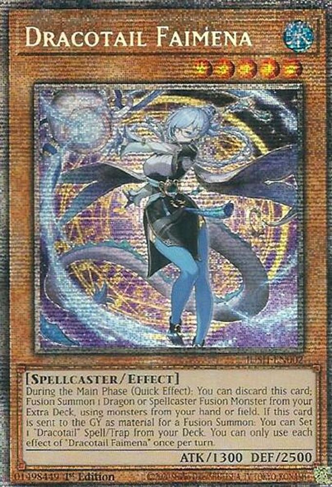 Dracotail Faimena (Starlight Rare) (JUSH-EN002) - Starlight Rare