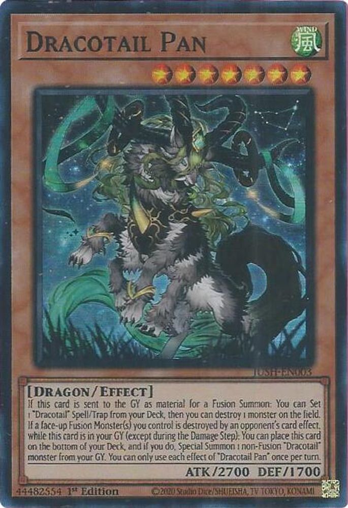 Dracotail Pan (Super Rare) (JUSH-EN003) - Super Rare