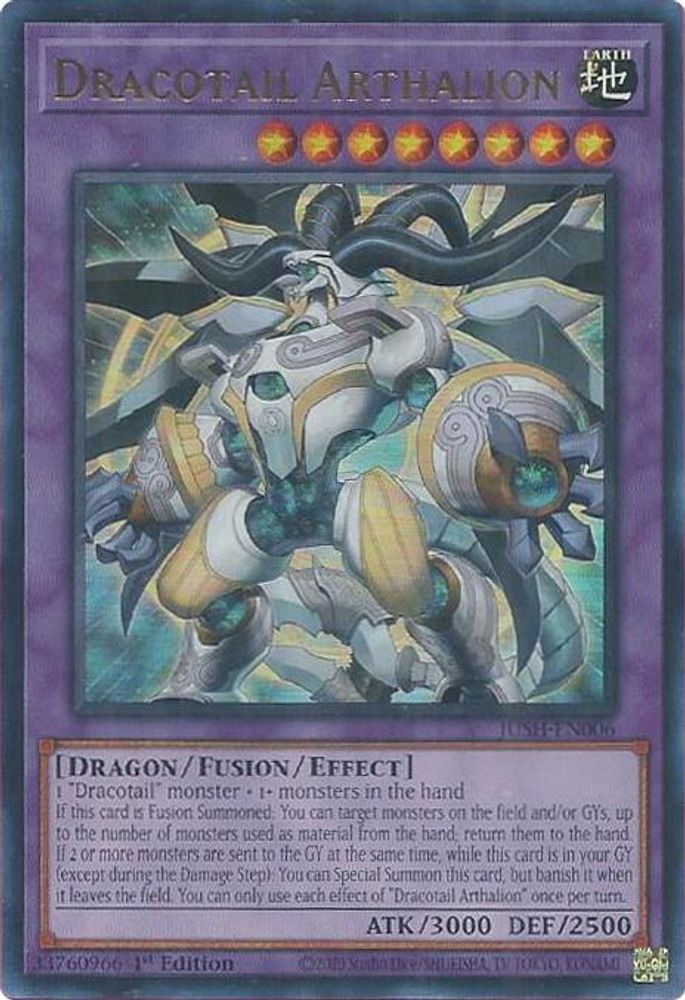 Dracotail Arthalion (JUSH-EN006) - Ultra Rare