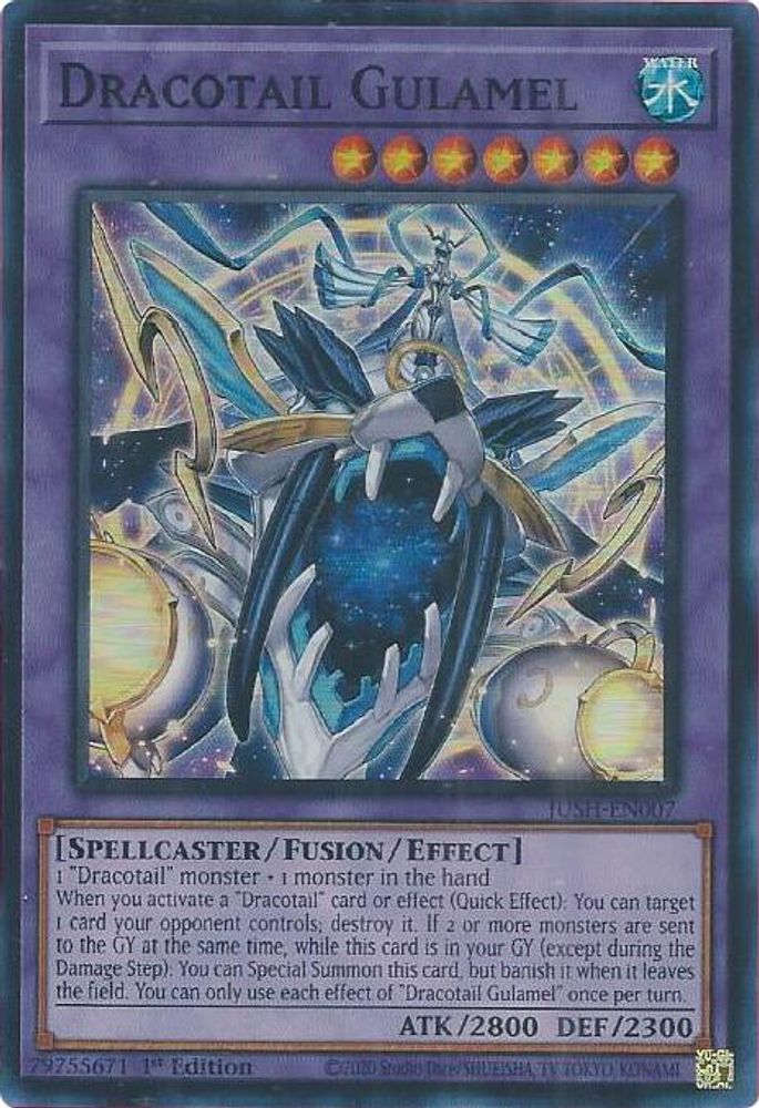 Dracotail Gulamel (Super Rare) (JUSH-EN007) - Super Rare