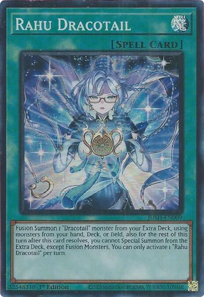 Rahu Dracotail (JUSH-EN009) - Super Rare