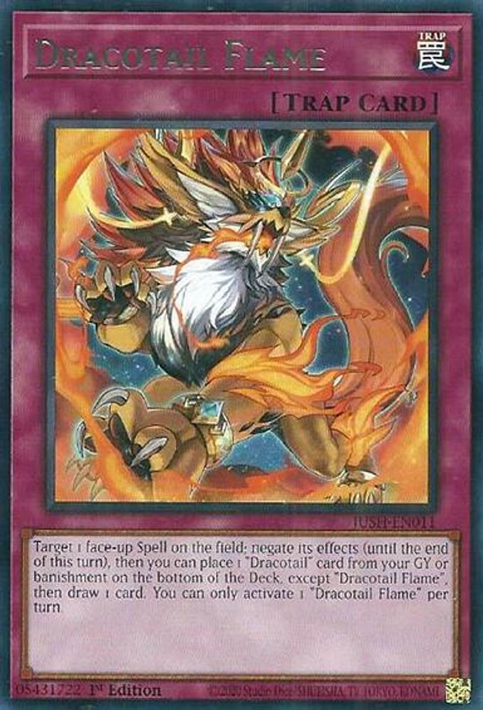 Dracotail Flame (JUSH-EN011) - Rare