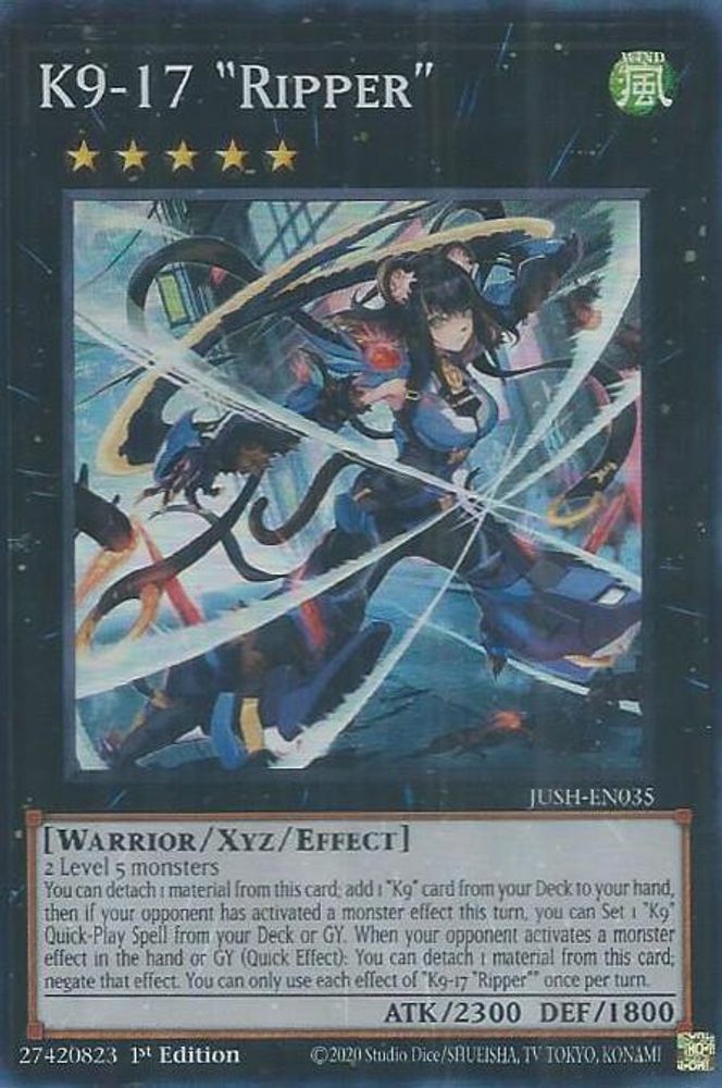 K9-17 "Ripper" (JUSH-EN035) - Super Rare