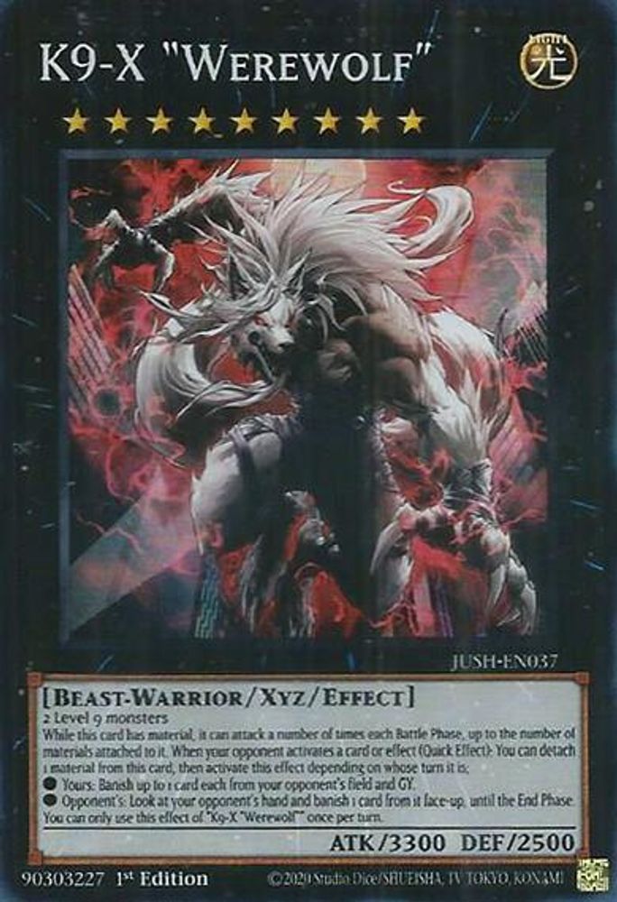 K9-X "Werewolf" (JUSH-EN037) - Super Rare