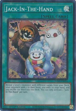 Jack-In-The-Hand (Super Rare) (JUSH-EN054) - Justice Hunters 1st Edition