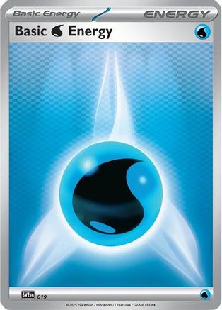 Basic Water Energy 019  - Reverse Holofoil - Common