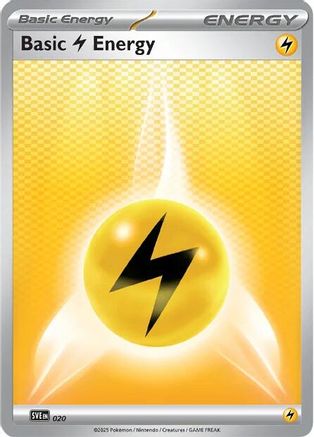 Basic Lightning Energy 020  - Reverse Holofoil - Common