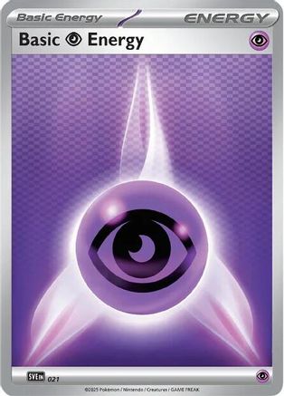 Basic Psychic Energy 021  - Reverse Holofoil - Common