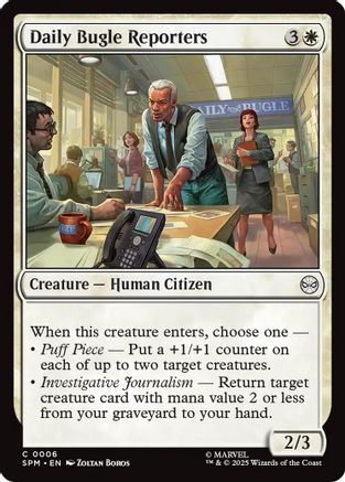 Daily Bugle Reporters (SPM-006) - Marvel's Spider-Man