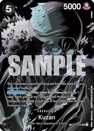 Kuzan (SP) (OP10-082) - Super Rare