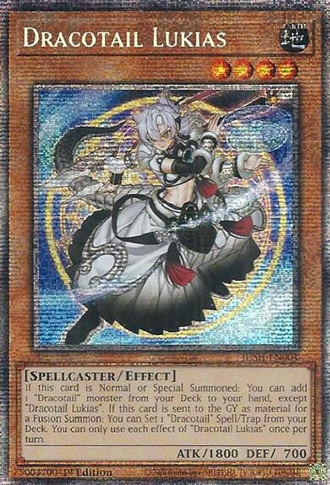 Dracotail Lukias (Starlight Rare) (JUSH-EN001) - Starlight Rare