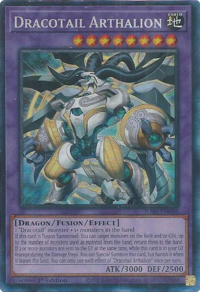 Dracotail Arthalion (CR) (JUSH-EN006) - Collector's Rare