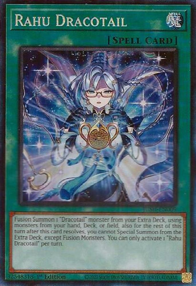 Rahu Dracotail (CR) (JUSH-EN009) - Collector's Rare