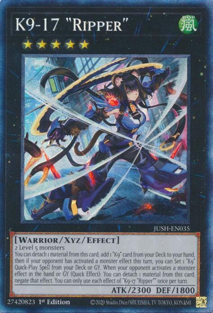 K9-17 "Ripper" (CR) (JUSH-EN035) - Collector's Rare
