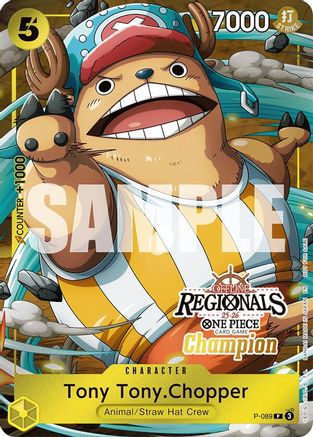 Tony Tony.Chopper (Offline Regional Champion Card Set 2025 Vol.2) (P-089) - Promo