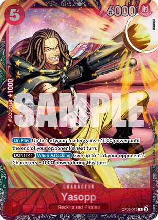 Yasopp (Championship 25-26 Offline Regionals Season 2) (OP09-013) - Rare