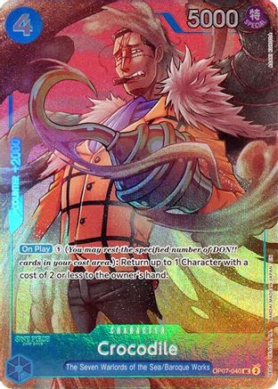 Crocodile (Seven Warlords of the Sea Binder Set) (OP07-040) - Uncommon