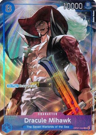 Dracule Mihawk (Seven Warlords of the Sea Binder Set) (OP07-044) - Common