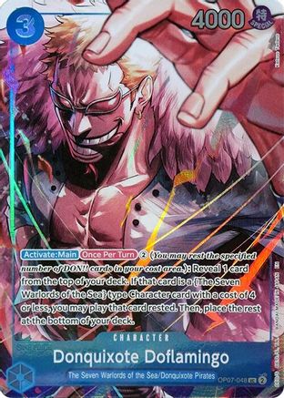 Donquixote Doflamingo (Seven Warlords of the Sea Binder Set) (OP07-048) - Uncommon