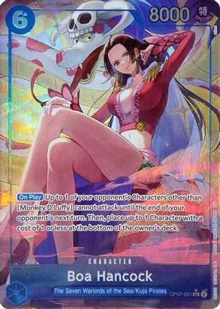 Boa Hancock (Seven Warlords of the Sea Binder Set) (Alternate Art) (OP07-051) - Super Rare