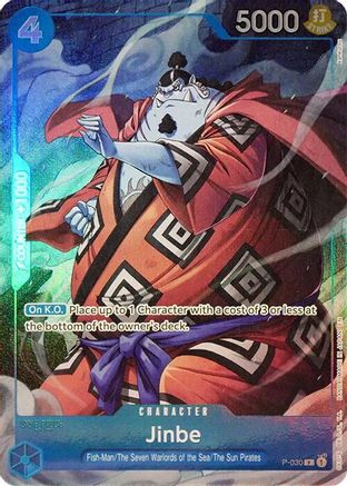 Jinbe (Seven Warlords of the Sea Binder Set) (P-030) - Promo