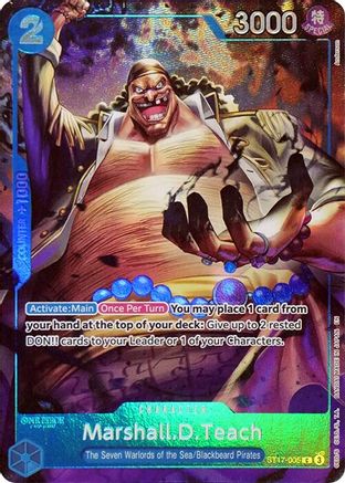 Marshall.D.Teach (Seven Warlords of the Sea Binder Set) (ST17-005) - Common