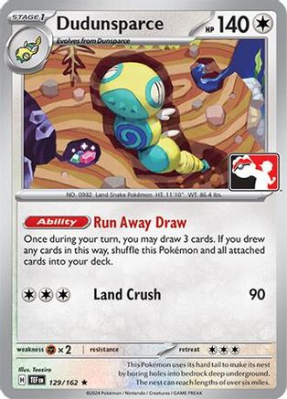 Dudunsparce 129  - Holofoil - Rare