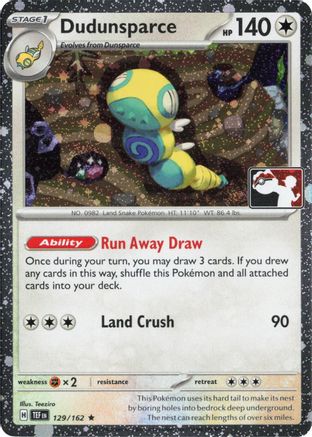 Dudunsparce 129  - Holofoil - Rare