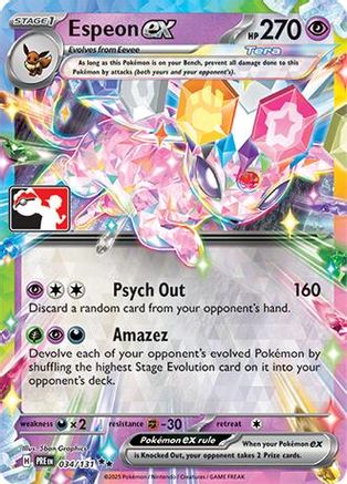 Espeon ex 034/131  - Holofoil - Double Rare
