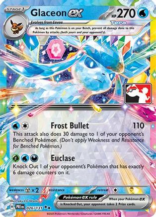 Glaceon ex 026/131  - Holofoil - Double Rare