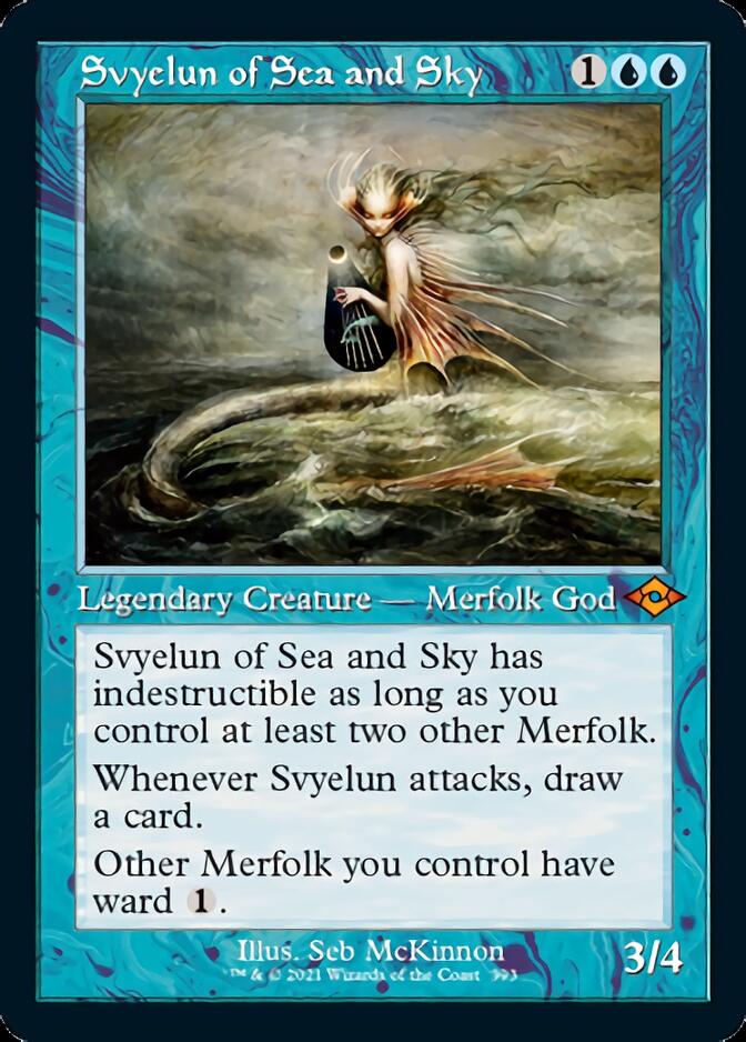 Svyelun de la mer et du ciel (Retro Foil Etched) [Modern Horizons 2] 
