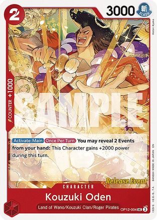 Kouzuki Oden (OP12-004) - Uncommon