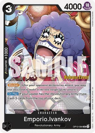 Emporio.Ivankov (084) (OP12-084) - Uncommon
