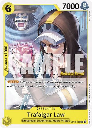 Trafalgar Law (106) (OP12-106) - Uncommon