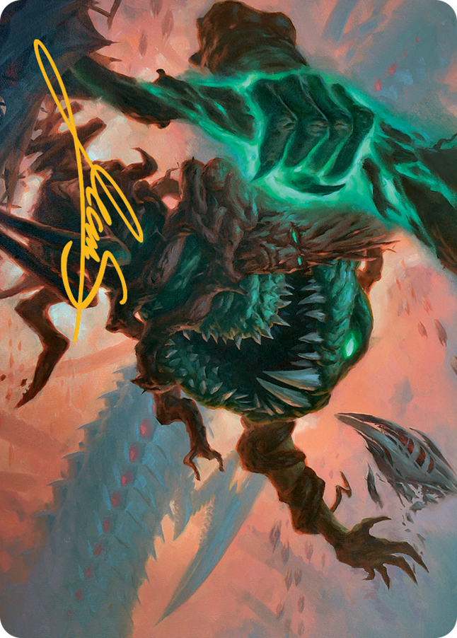 Carte d'art Yargle et Multani (signature estampillée or) [Série d'art March of the Machine] 
