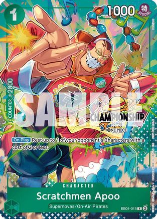 Scratchmen Apoo (CS 25-26 Celebration Pack) (EB01-015) - Rare