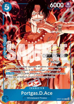 Portgas.D.Ace (CS 25-26 Celebration Pack) (OP07-053) - Rare