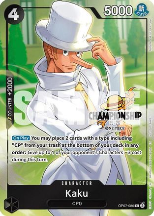 Kaku (CS 25-26 Celebration Pack) (OP07-080) - Rare