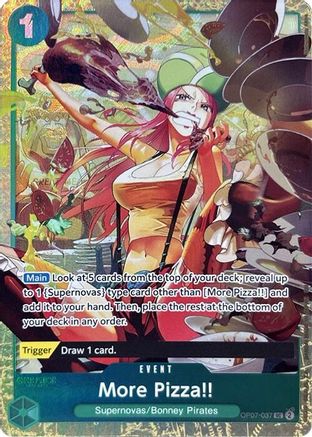More Pizza!! (Premium Card Collection -Best Selection Vol. 4-) (OP07-037) - Uncommon