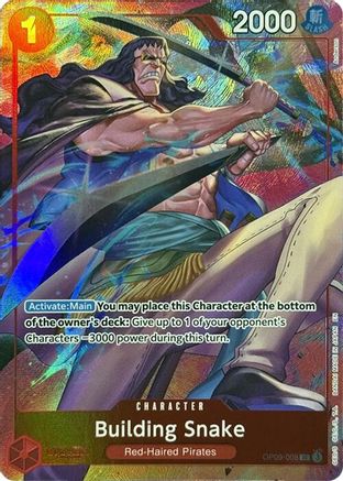 Building Snake (Premium Card Collection -Best Selection Vol. 4-) (OP09-008) - Uncommon