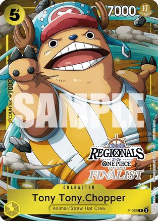 Tony Tony.Chopper (Online Regional Finalist Card Set 2025 Vol.2) (P-089) - Promo