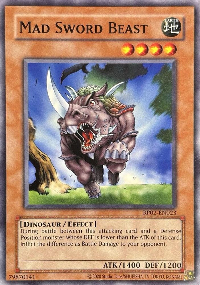 Mad Sword Beast (RP02-EN023) - Common